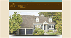 Desktop Screenshot of cornerstonetitlegroupe.com